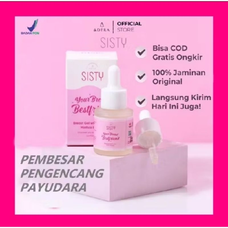 SISTY SERUM PAYUDARA BREAST GEL ADERA BPOM 100% ORI