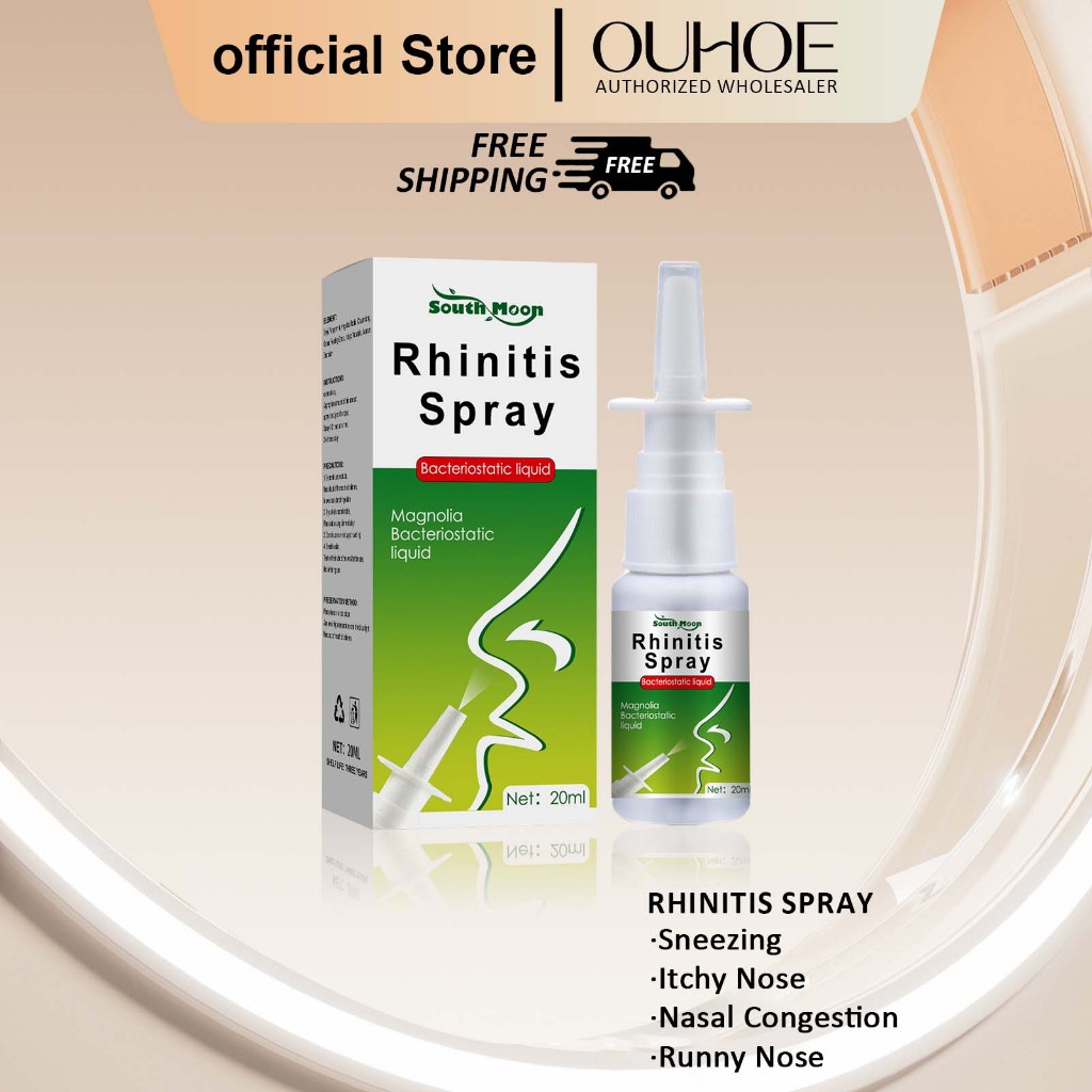 South Moon Rhinitis Spray 20ml Obat Sinusitis Hidung Nasal Spray Obat Semprot Hidung Rhinitis