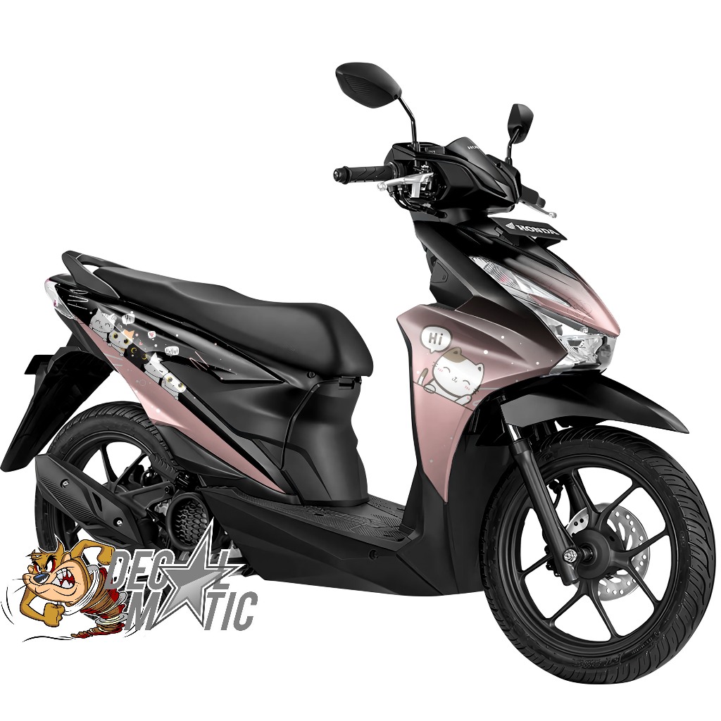 Decal New Beat 2024 Full Body Stiker full body motor New Beat Street 2024 - Cat Lovers