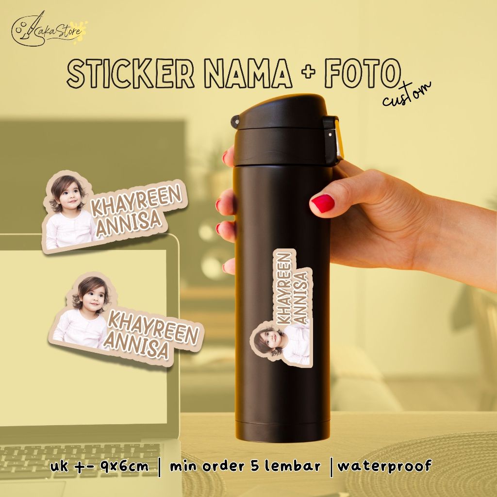 

LABEL STIKER NAMA WATERPROOF CUSTOM FOTO