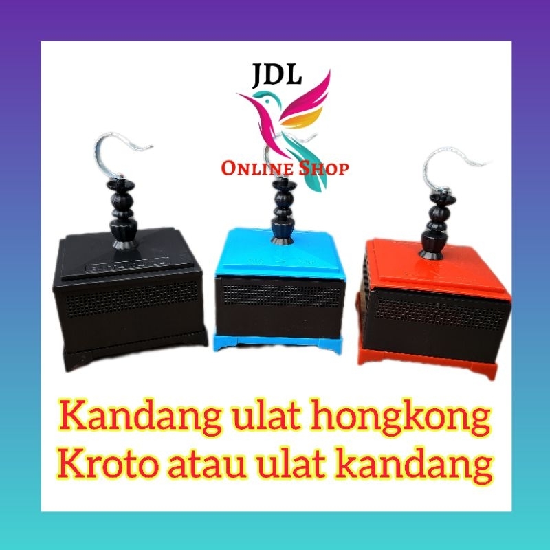 KANDANG ULAT HONGKONG ULAT KANDANG KROTO WADAH PENYIMPANAN EF