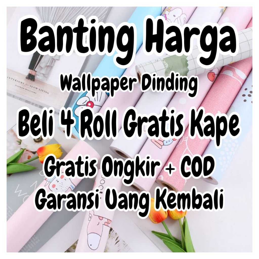 Wallpaper dinding kamar tidur stiker dinding kamar tidur sticker dinding wallpaper walpaper wallpepe