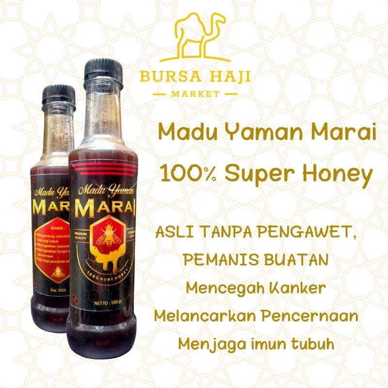 Madu Murni Yaman Marai Yemeni Raw Honey