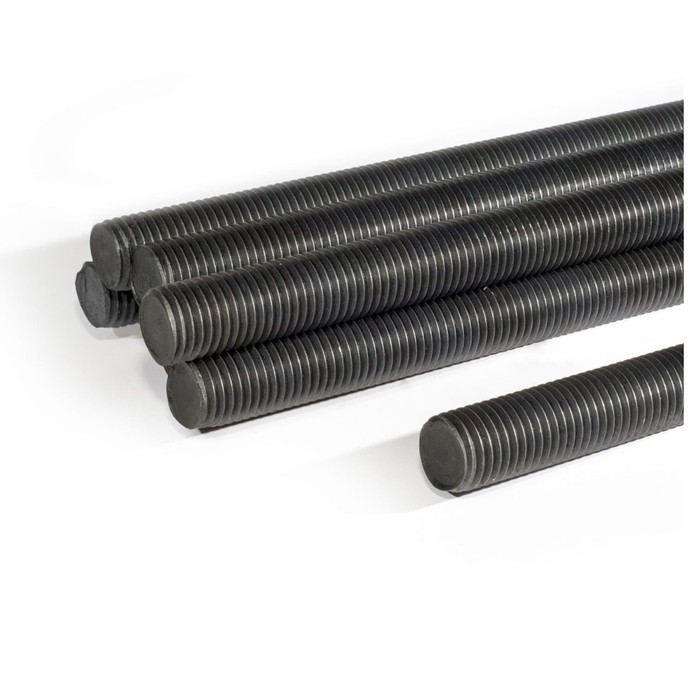 AS DRAT BESI HITAM M12 LONG DRAT M12 X 1 METER ASDRAT 12MM PANJANG 1 METER STUD BOLT M12X1000 M12 X 