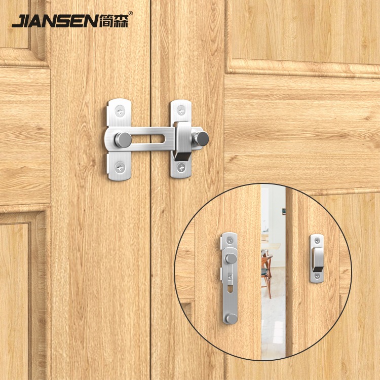 Grendel Pintu Stainless Steel Grendel Pintu Gembok Kait Ukuran S (Kecil) & L (Besar)