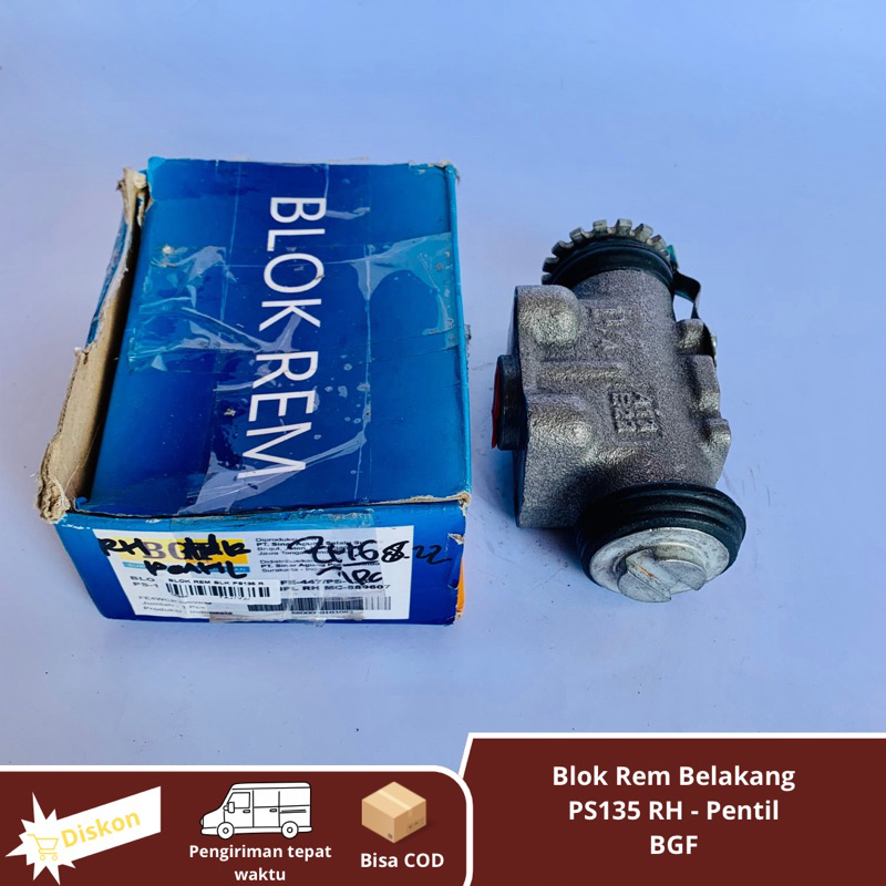 Whell Cylinder RH Master Bak Blok Rem Belakang Kanan Mitsubishi Ps125 / Ps135 / Ps136 No Nepel BGF