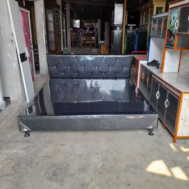 Divan Sandaran Kasur Ukuran 160x200 / Ranjang Dipan Kasur No 2 Murah / Divan Gantung Minimalis