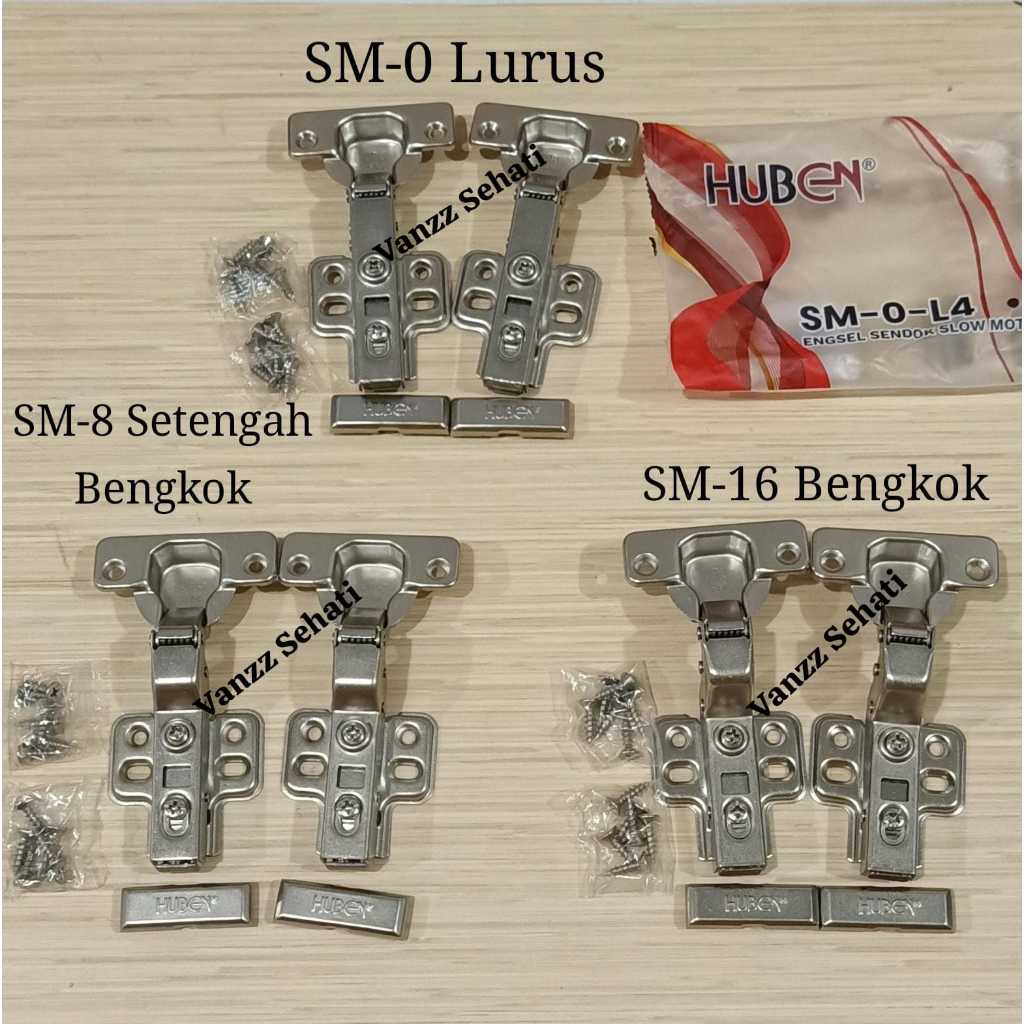 Engsel Sendok Slow Motion Merk Huben / Engsel Gelap