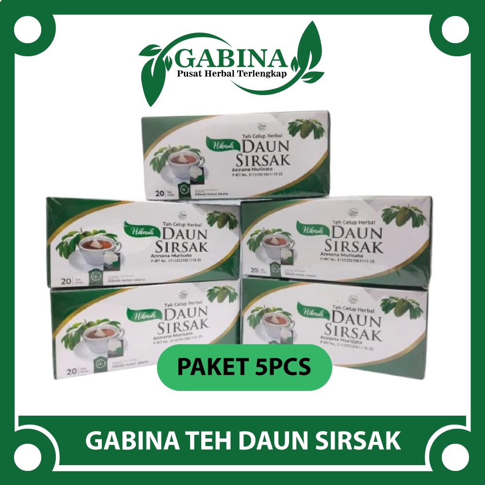 

Teh Celup Daun Sirsak 5 Pcs | Teh Diabetes dan Anti Kanker