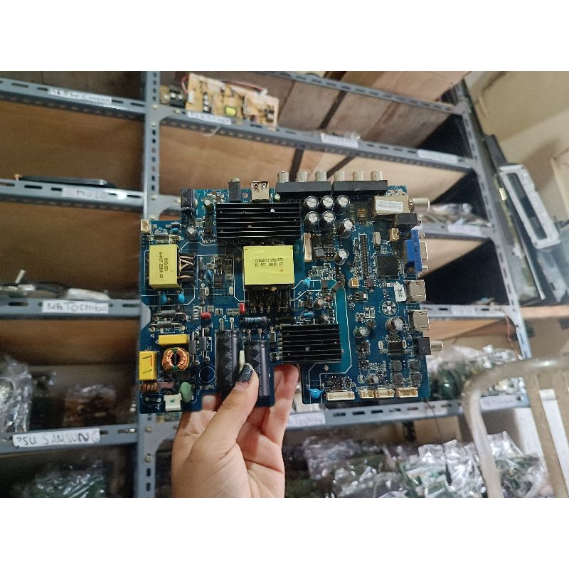 mainboard powersuplay tv led pld32b1551 mesin tv polytron 32b1551 pld 32b1551