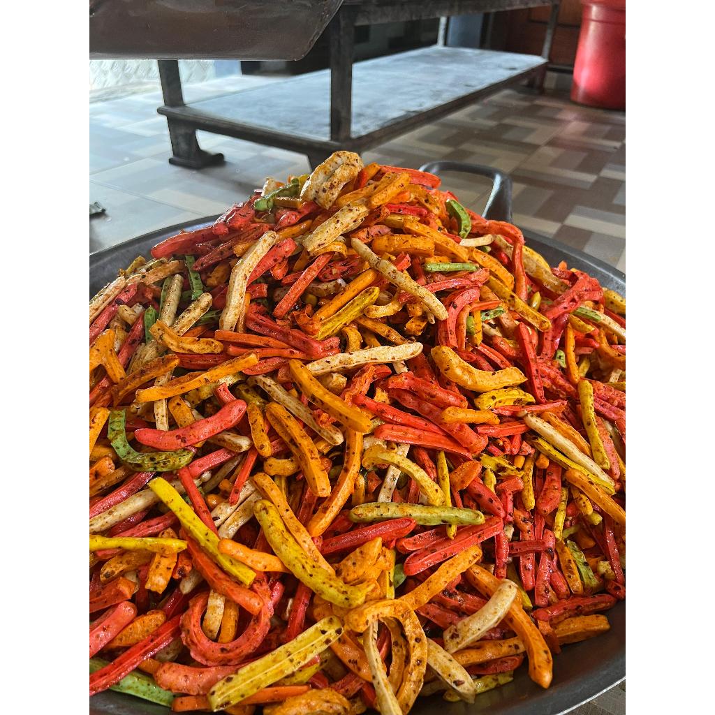 

JAGARA | CEMILAN | SEBLAK KERUPUK BETON PEDAS DAUN JERUK