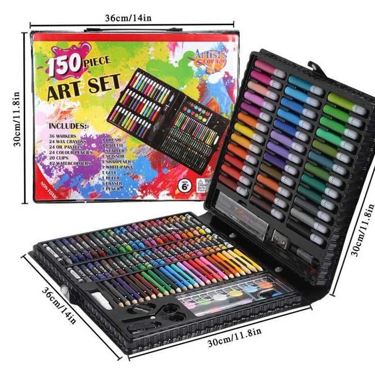 

Pusat Belanja 4668861528PCS ART CRAYON SET PENSIL WARNA LUKIS MENGGAMBAR PASTEL ANAK FULL SET ALAT MAINAN EDUKASI