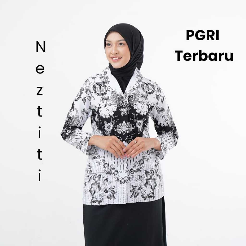 Baju Seragam Batik PGRI Guru Wanita dan Pria Furing Non Furing