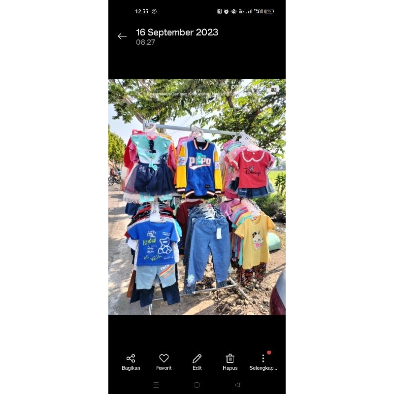 PAKET USAHA BAJU ANAK IMPORT