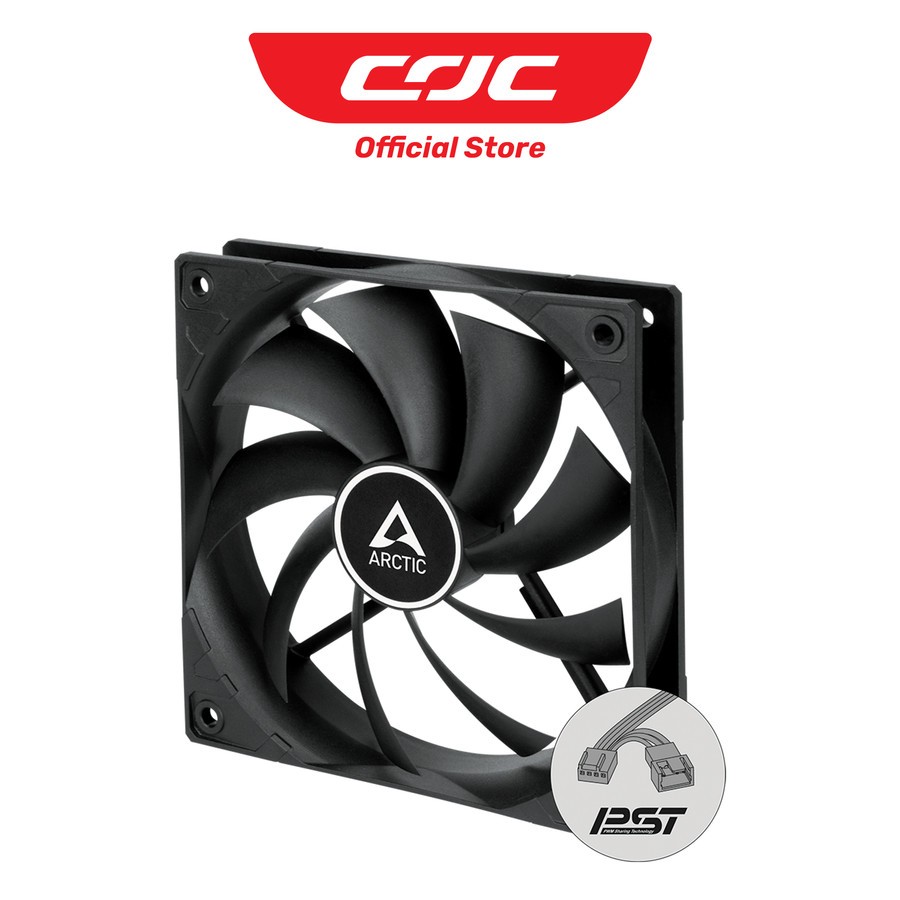 Arctic F12 PWM PST 12CM Black