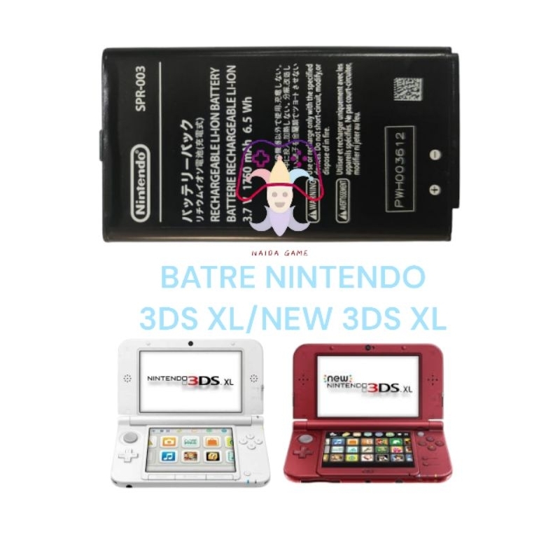 BATRE NINTENDO 3DS XL NEW 3DS XL ORIGINAL BATTERY 3DS XL NEW 3DS XL SPR+003