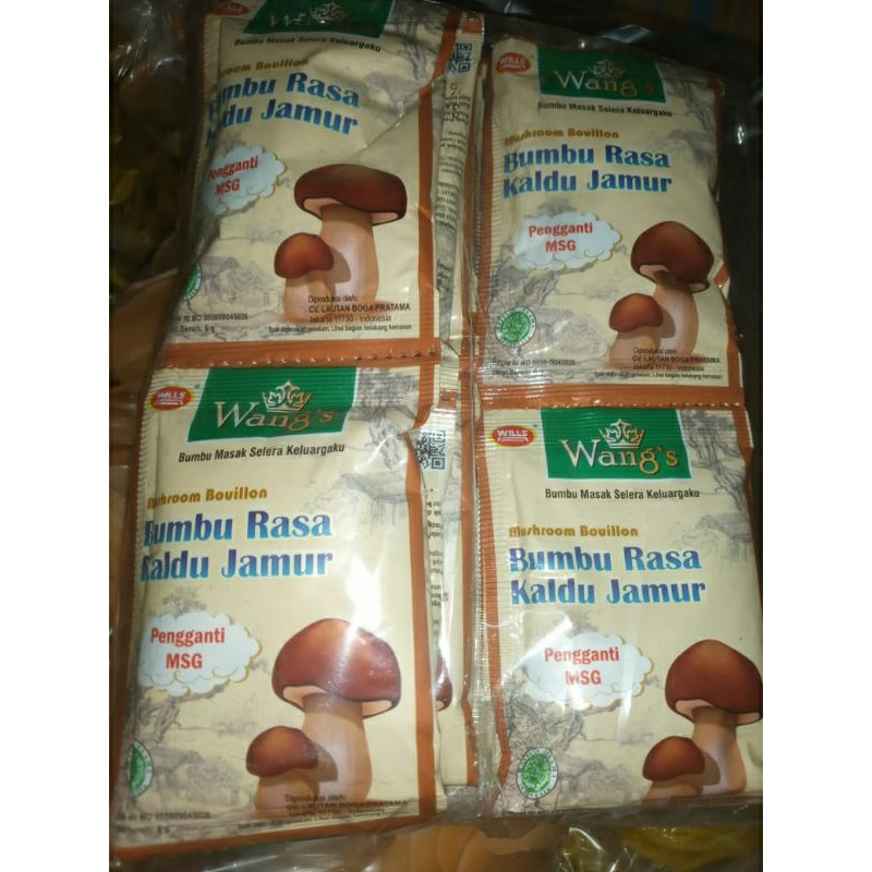 

Wang's Bumbu rasa kaldu jamur 6g
