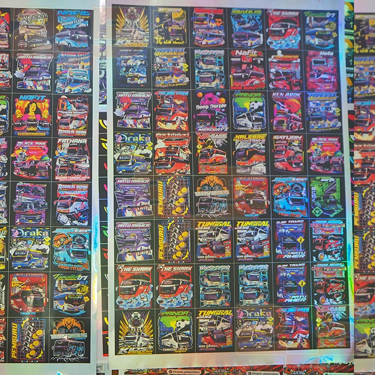 

STIKER HOLOGRAM KOTAK BUS BASURI JADUL KELUARAN AWAL/PERTAMA