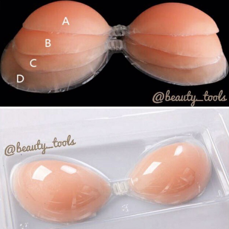 KODE J76F SILICON GEL BRA  SILIKON BH TEMPEL NIPPLE COVER PAD  PENUTUP PUTING PAYUDARA  BACKLESS BRA