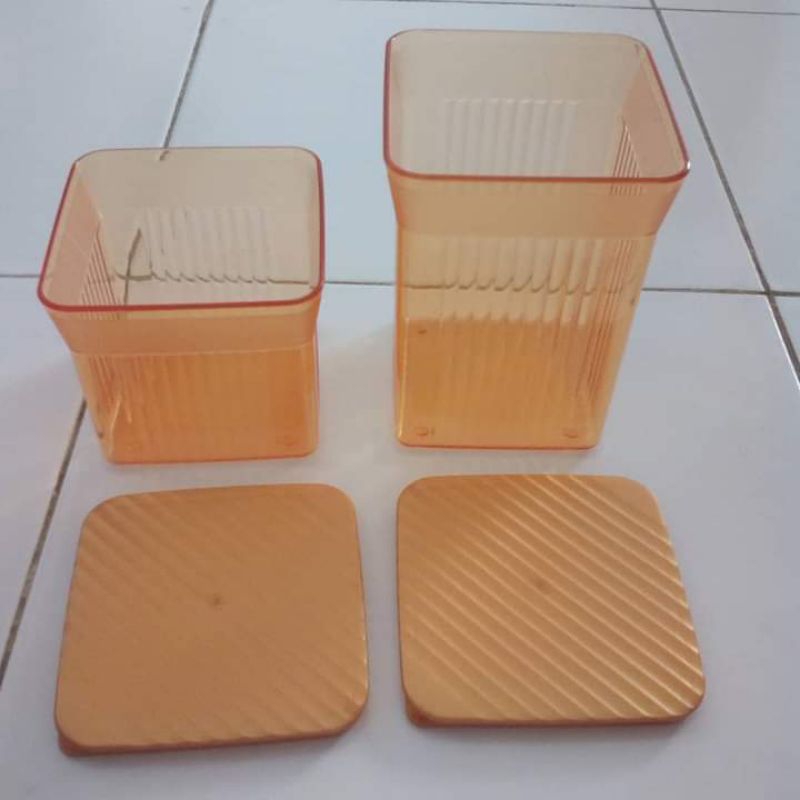 toples family mate square original Tupperware