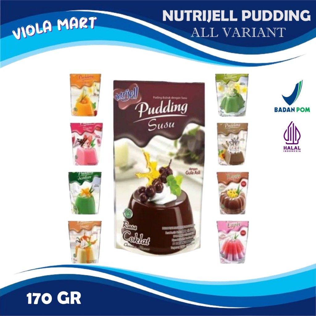 

Nutrijell Pudding Bubuk Aneka Rasa / Nutrijel Puding Susu Powder BEST SELLER {Tersedia Harga Grosir}