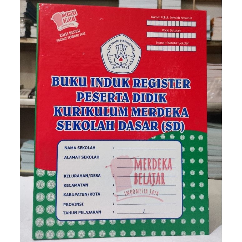 

KODE X54L Buku Induk Register Siswa SD Merdeka