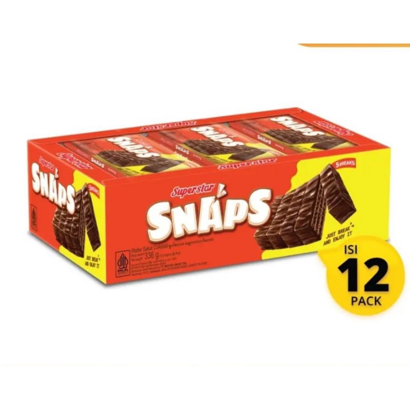 

snaps wafer, 1 box isi 12 pcs