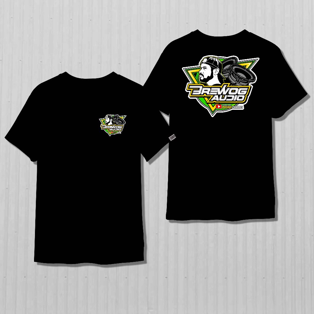 KAOS BREWOG AUDIO DEWASA LENGAN PANJANG KAOS BREWOG AUDIO / KAOS SOUND SYSTEM / KAOS PEMBURU HOREG