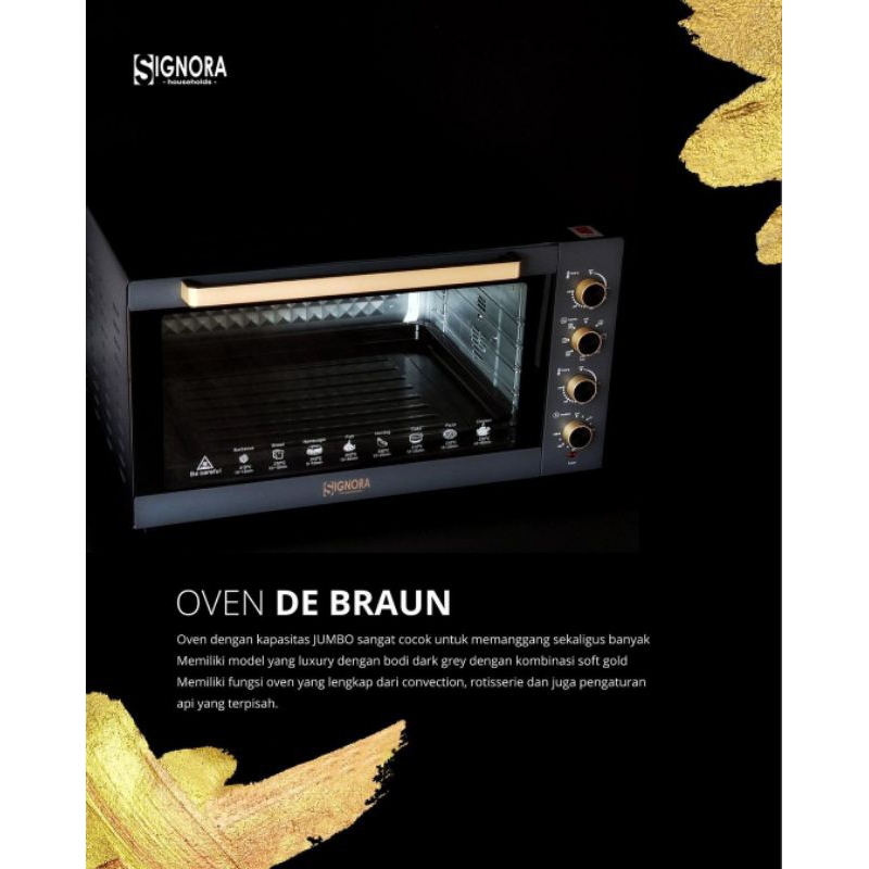 Oven de braun signora/ oven listrik signora