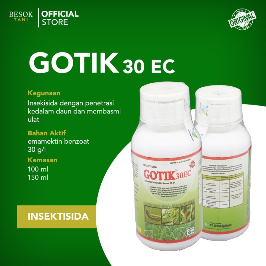 GOTIK 30 EC I Insektisida I Pembasmi Ulat I Jirona