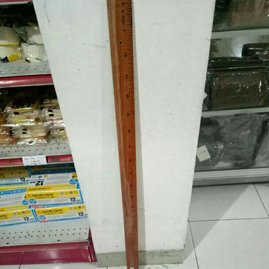 

PESTA HARGA SPESIAL Penggaris Kayu Papan Tulis 1 Meter 1 cm