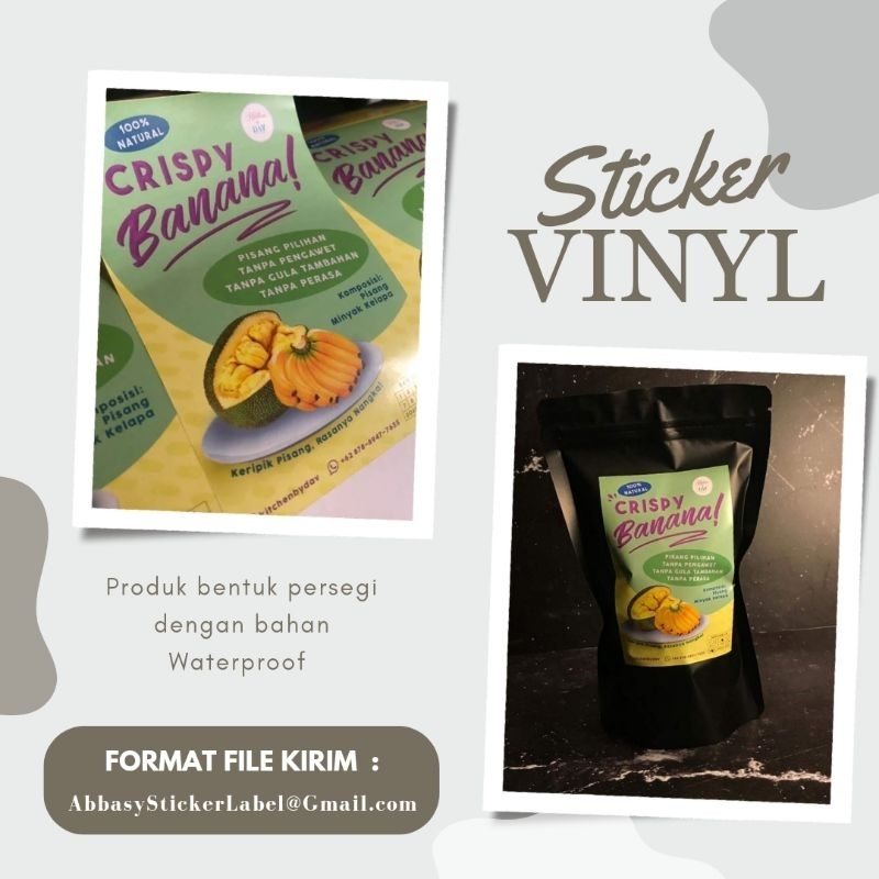 

Sticker Vinyl - Stiker - Sticker Produk