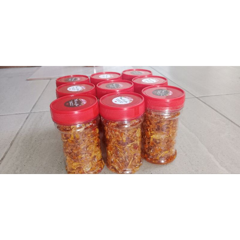 

bawang goreng pedas tanpa tepung 150gr
