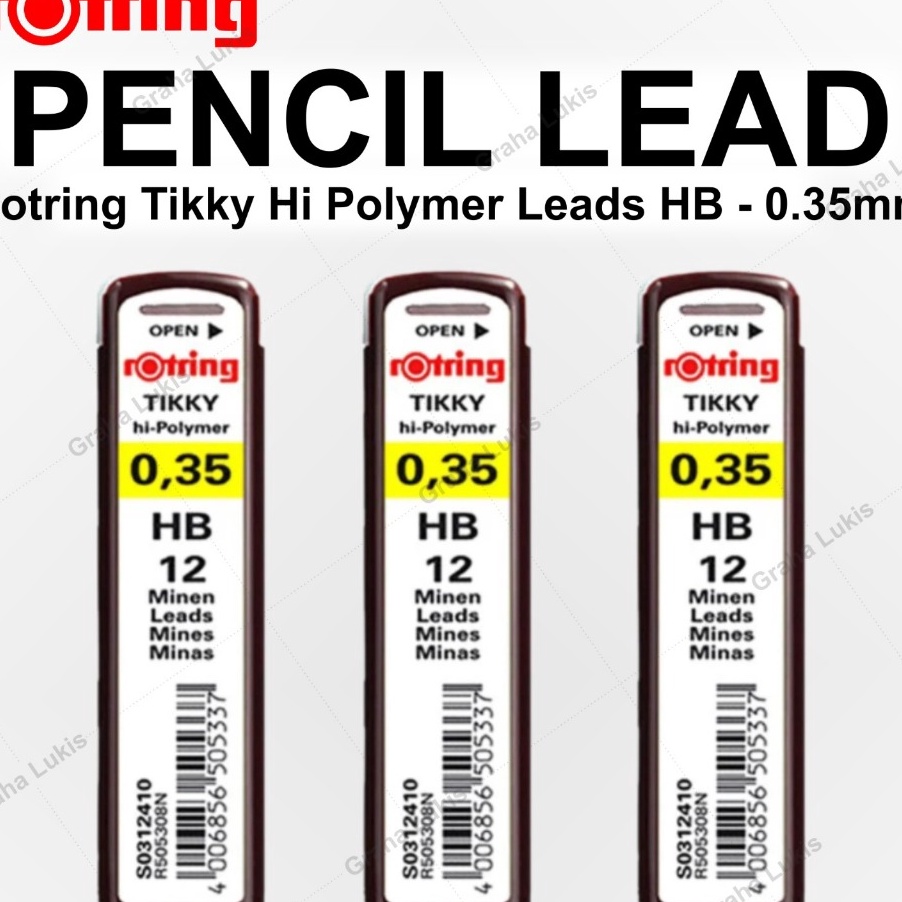 

Sale Rotring Tikky Hi Polymer Pencil Lead 35 HB