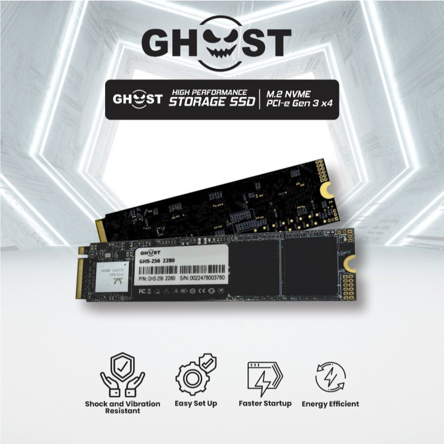 SSD NVME PCI-e Gen 3x4 GHOST 128GB I 256GB I 512GB