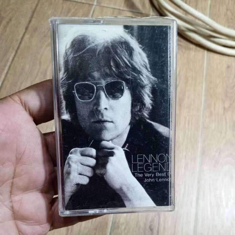 kaset pita lawas, JOHN LENNON, LEGEND,  koleksi jadul, used, seken, bekas pakai, original