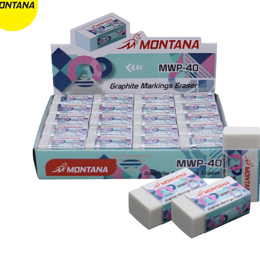 

Murah MONTANA Eraser Penghapus Montana MW4 1 BOX 4 PCS