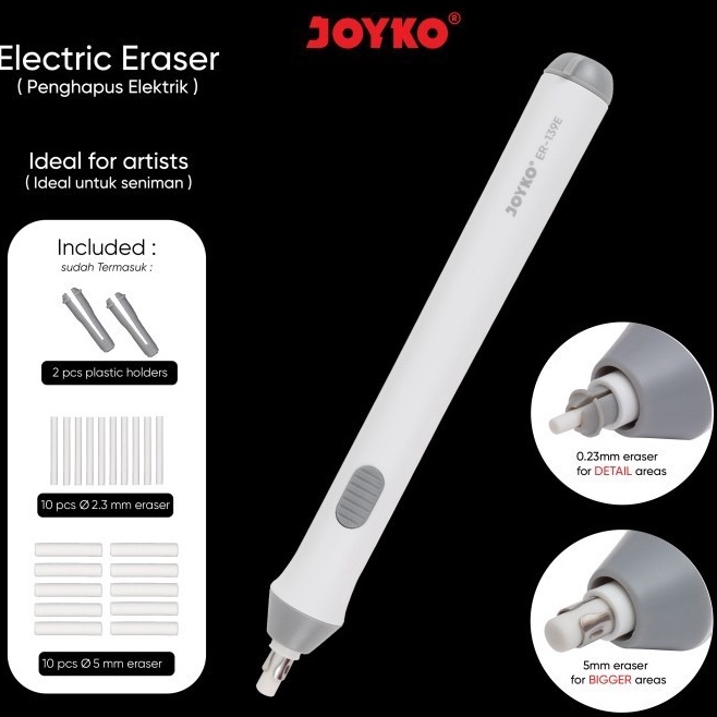 

ART S2G Penghapus Elektrik Electric Eraser Joyko ER139E