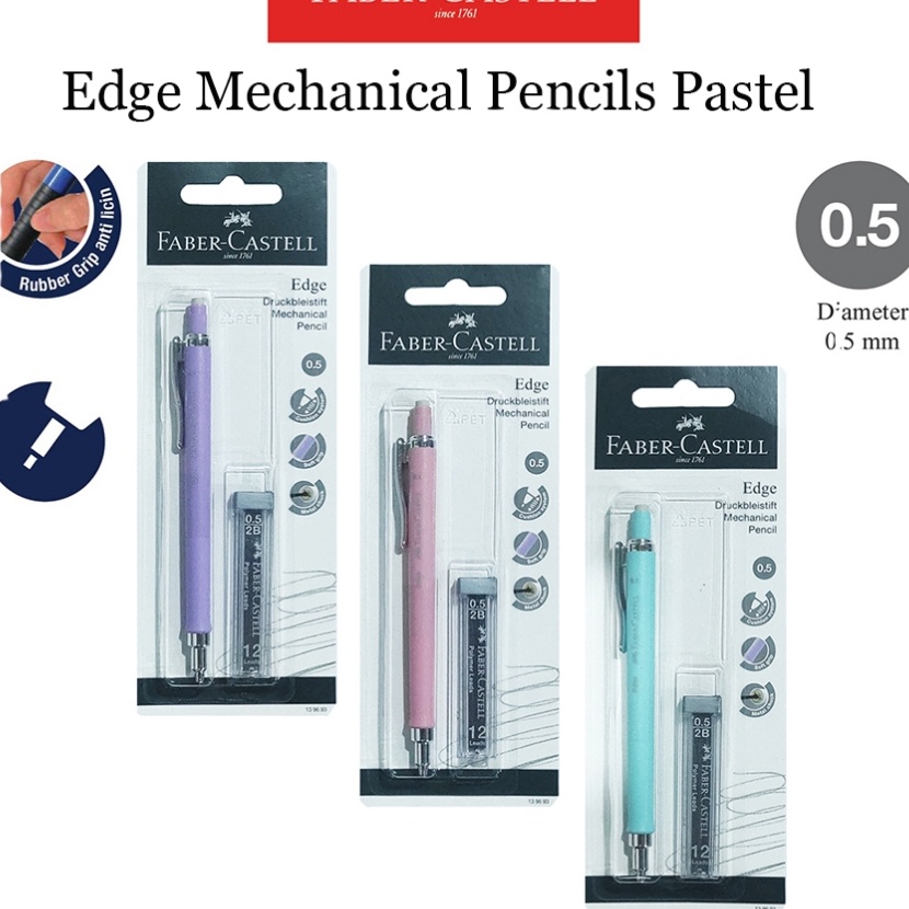 

Istimewa Pensil Mekanik Faber Castell Edge Mechanical Pencil 5 Pastel