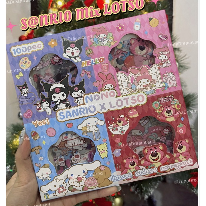 

PROMO KILAT Sticker SANRIO Mix LOTSO 1 Lembar