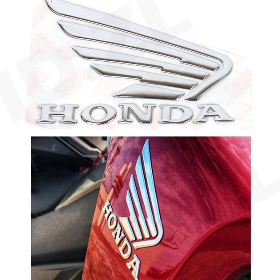 PESTA HARGA SPESIAL Logo Emblem Sayap Vario 15 Wing 3d Sepasang Kanan Dan Kiri 2 Pcs Gold Silver Col