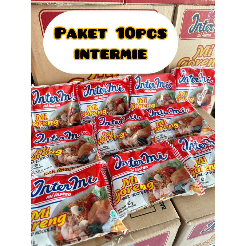 

Paket Intermie isi 10pcs Mie instan goreng by Indofoods