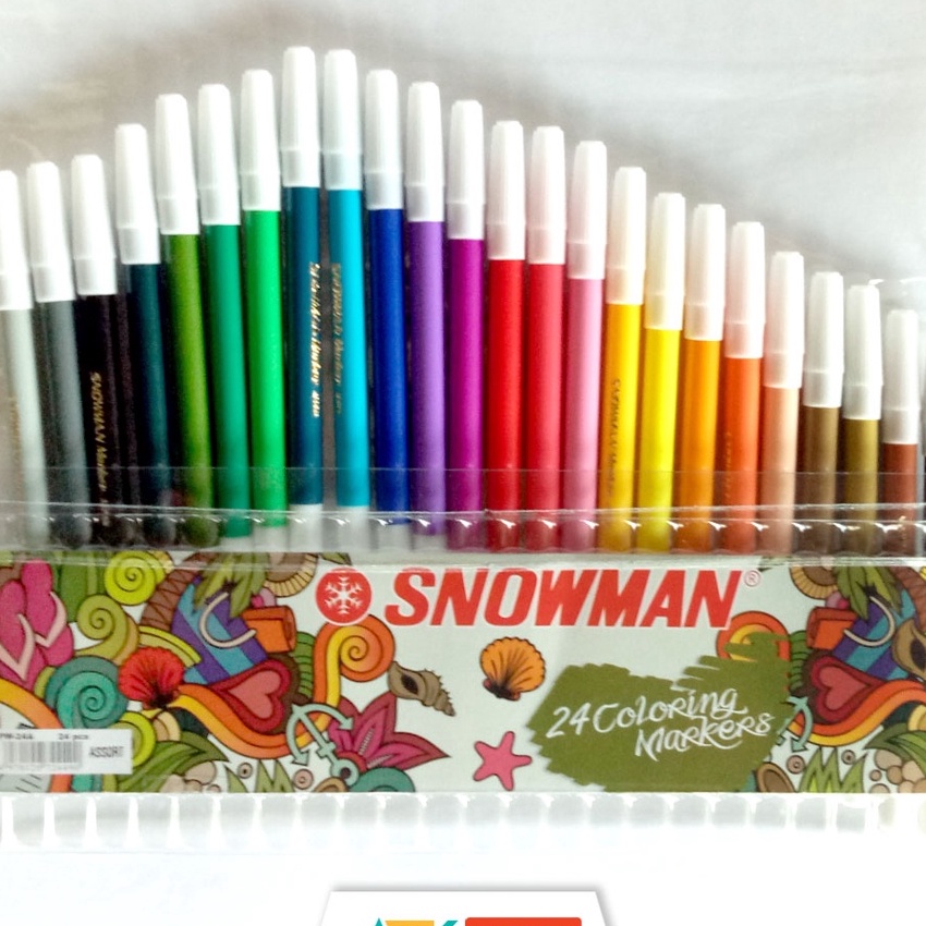 

KI3 Spidol Warna Snowman 24 Colours PW24A