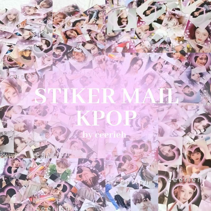 

50 PCS STICKER MAIL KPOP DECO STICKER FREEBIES LUCU AESTHETIC 3×3 ISI 50 PCS SEVENTEEN, NEWJEANS, BTS, BLACKPINK, IVE, ENHYPEN, NCT DREAM, AESPA