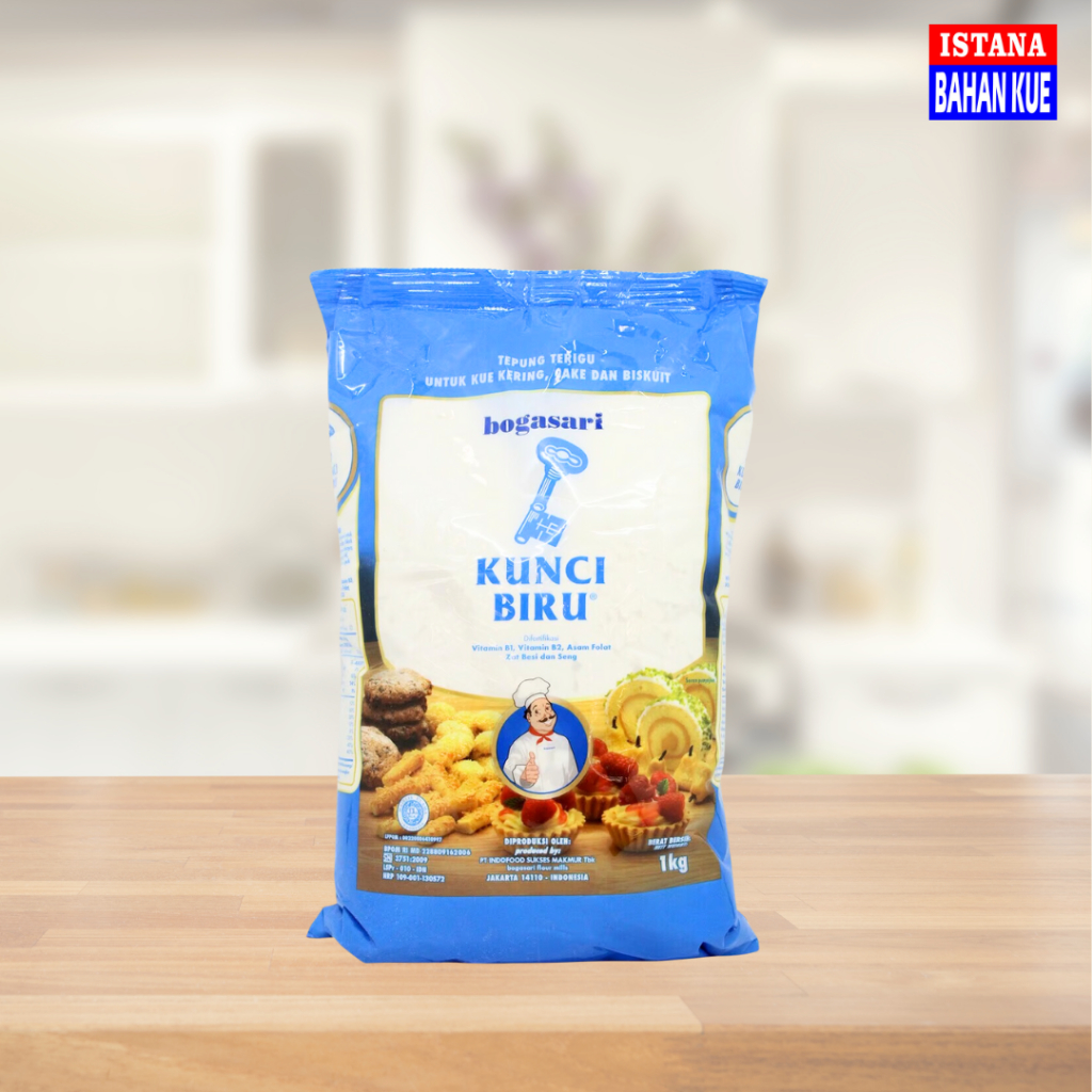 

BOGASARI tepung terigu cakra bening | Segitiga biru | Kunci biru