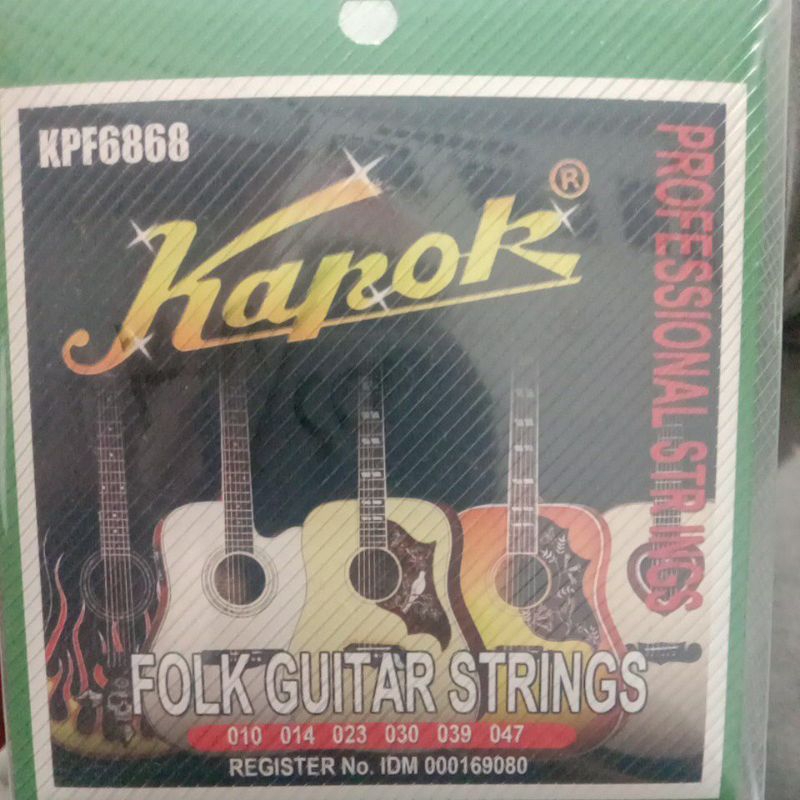 senar tali gitar kapok folk guitar strings