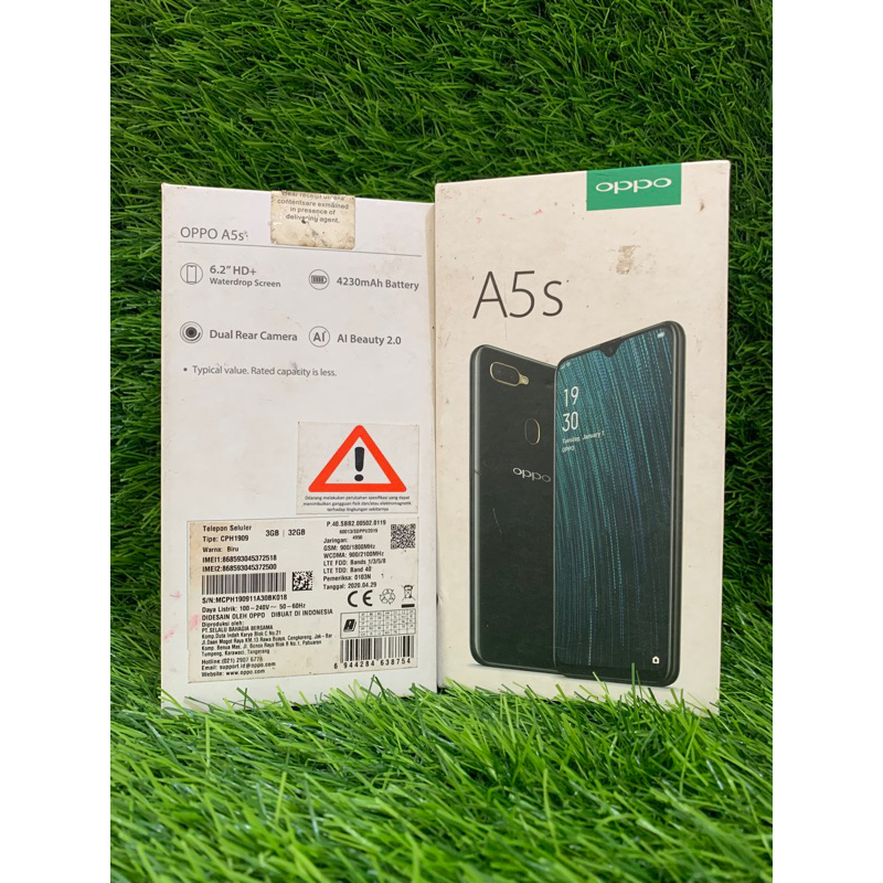 

DUA BOX KOTAK ORIGINAL OPPO A5s
