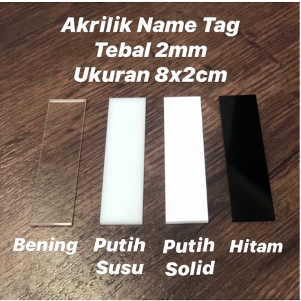 

Acrylic Akrilik Name Tag Akrilik Nama Dada Akrilik papa Nama