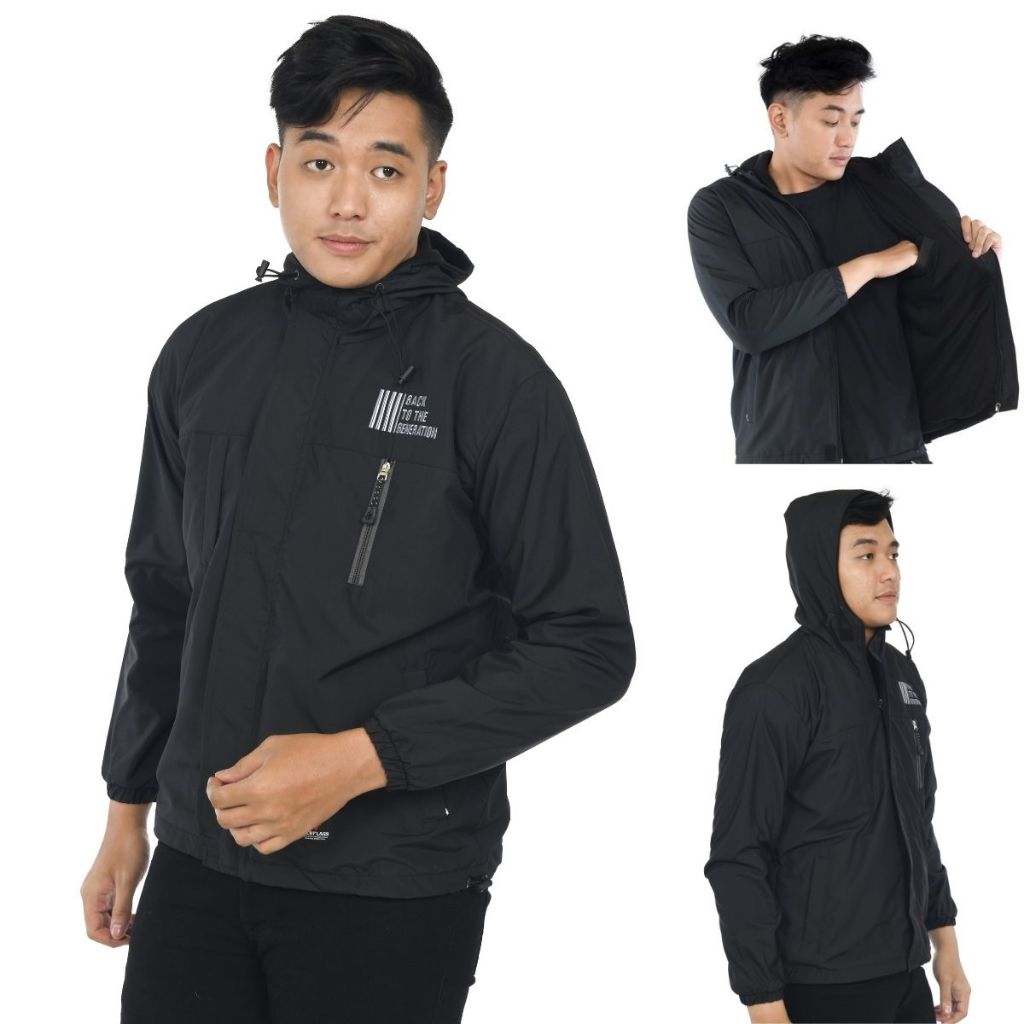 REDFLAGS Jaket Parasut Pria Waterproof - Jaket Gunung Outdoor Outerwear Keren distro