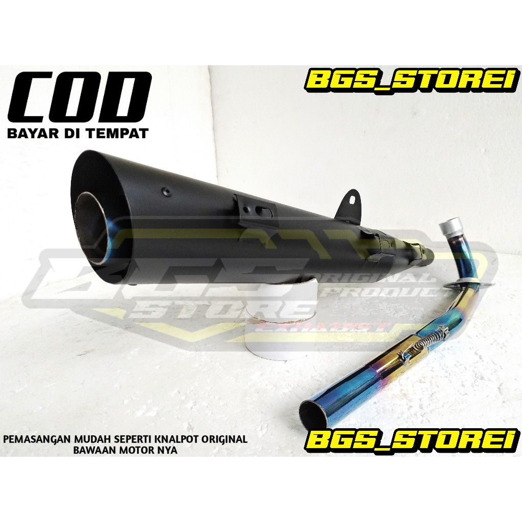 KNALPOT TSUKIGI STANDAR RACING KHARISMA KIRANA SUPRA FIT X 125 ABSOLUTE REVO Dll